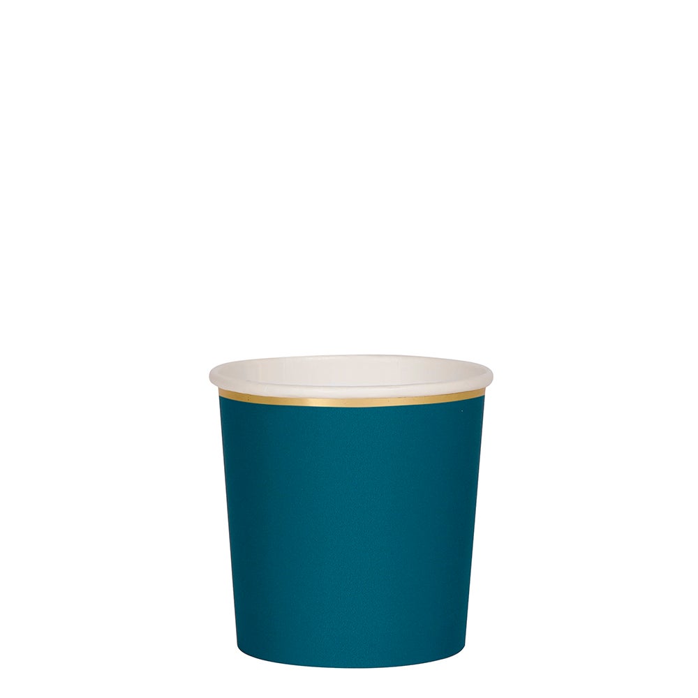 Dark Teal Small Tumbler Cups