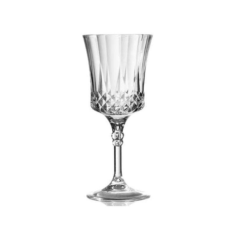 Wine Glasses - 11 oz. Crystal Cut - Plastic - SimplySoiree