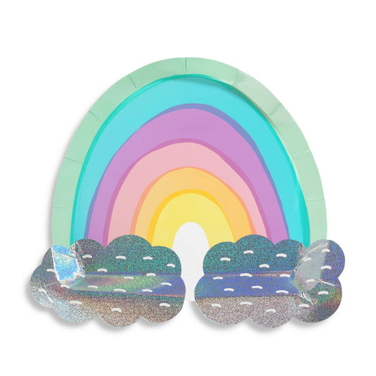 Over the Rainbow Dinner Plates - 8 Pk. - SimplySoiree