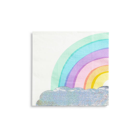 Over the Rainbow Large Napkins - 16 Pk. - SimplySoiree