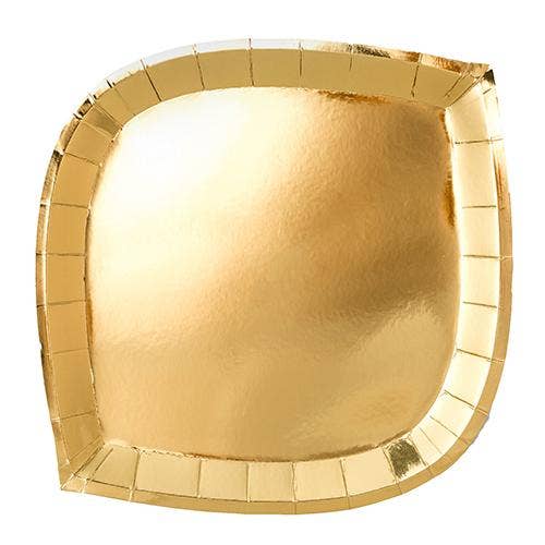 Posh Gold to Go Plates - Charger - 8 Pk. - SimplySoiree