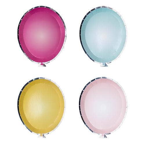 Balloon Plates, Mixed Pack - 8 Pk. - SimplySoiree