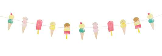 We Heart Ice Cream Garland - SimplySoiree