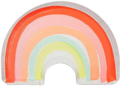Meri Meri - Rainbow Plate Large - SimplySoiree