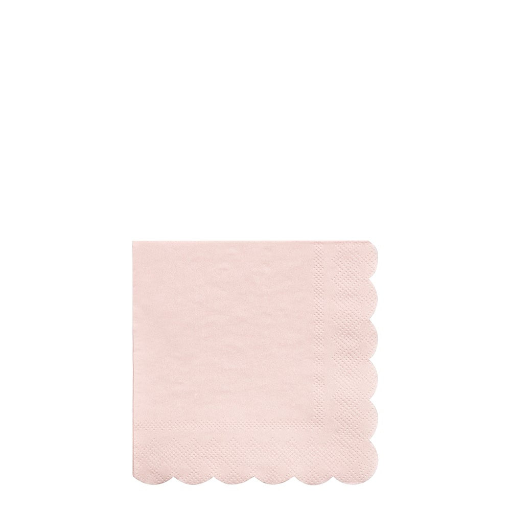Meri Meri - Small Dusty Pink Napkin - SimplySoiree