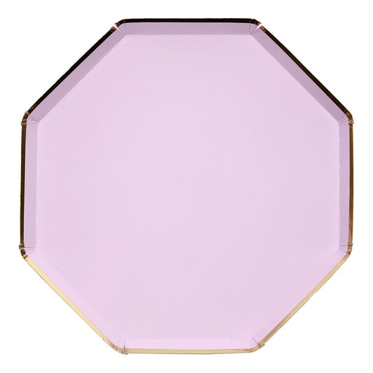 Meri Meri - Large Lilac Octagonal Plate - SimplySoiree