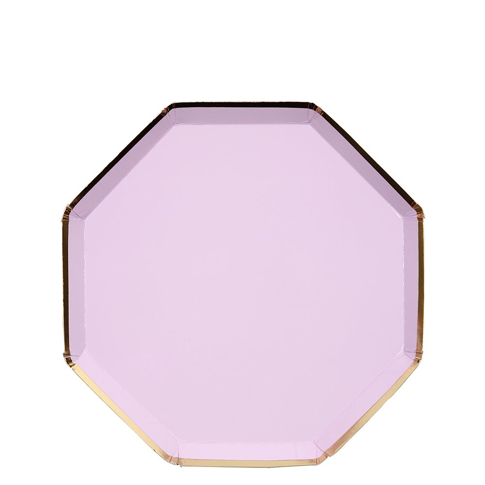 Meri Meri - Small Lilac Octagonal Plate - SimplySoiree