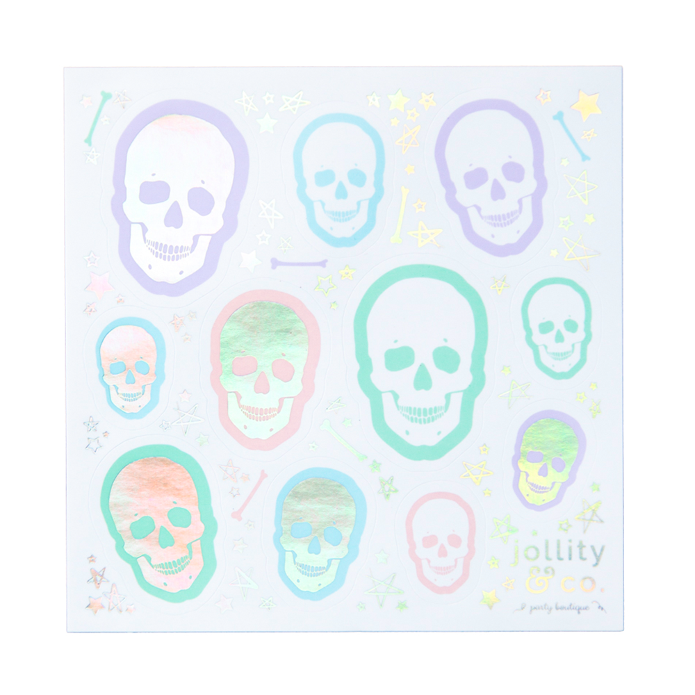 Skeleton Sticker Sets - Pastel - 4 Pk. - SimplySoiree