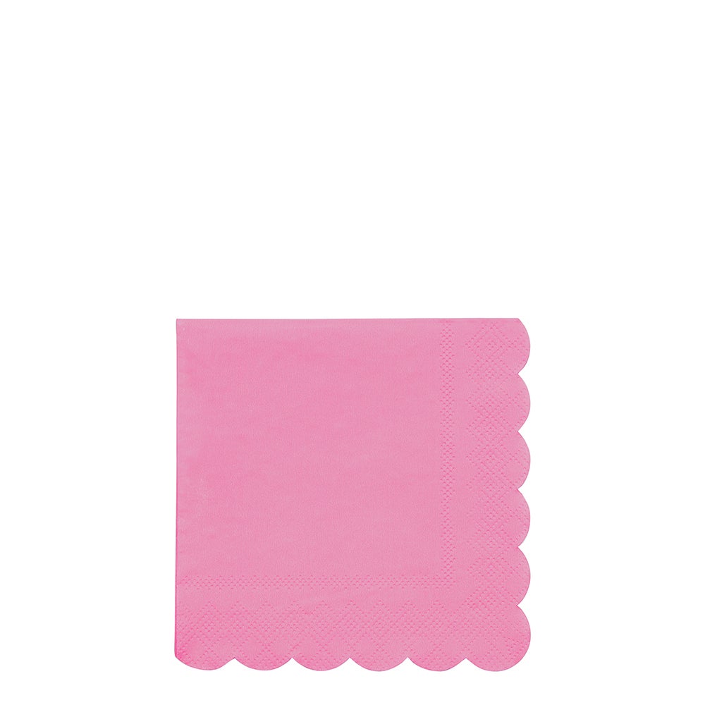 Meri Meri - Bubblegum Pink Simply Eco Small Napkins - SimplySoiree