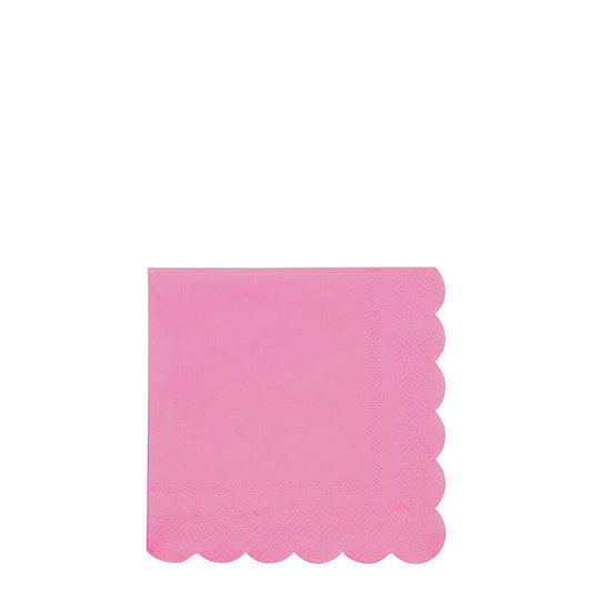 Meri Meri - Bubblegum Pink Simply Eco Small Napkins - SimplySoiree