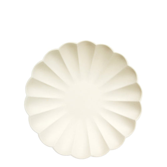 Meri Meri - Cream Simply Eco Small Plate - SimplySoiree