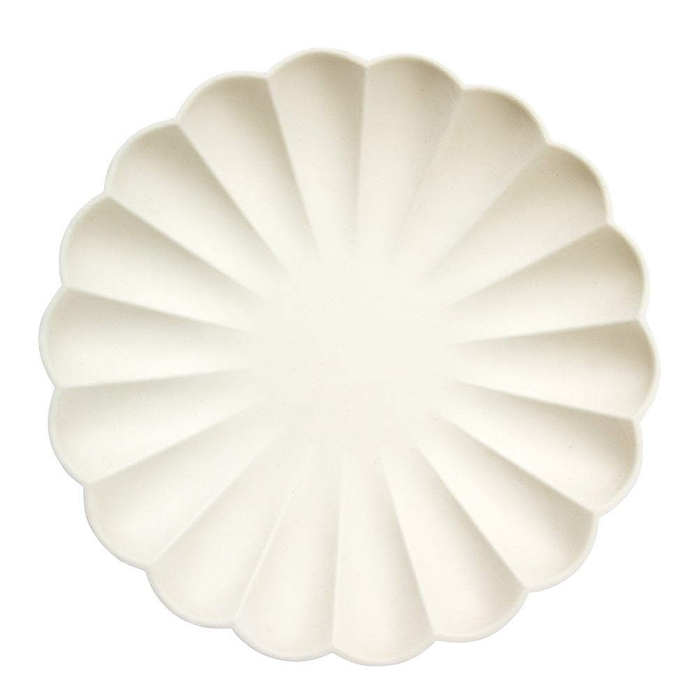 Meri Meri - Cream Simply Eco Large Plate - SimplySoiree
