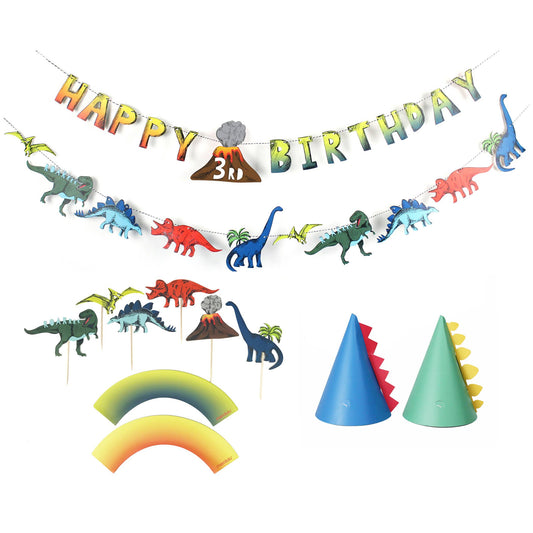 Dinosaur - Birthday Party Decoration Kit - SimplySoiree