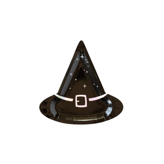 Witching Hour Witch Hat Shaped Plate - SimplySoiree