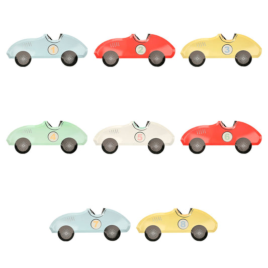 Meri Meri - Race Car Plates - SimplySoiree