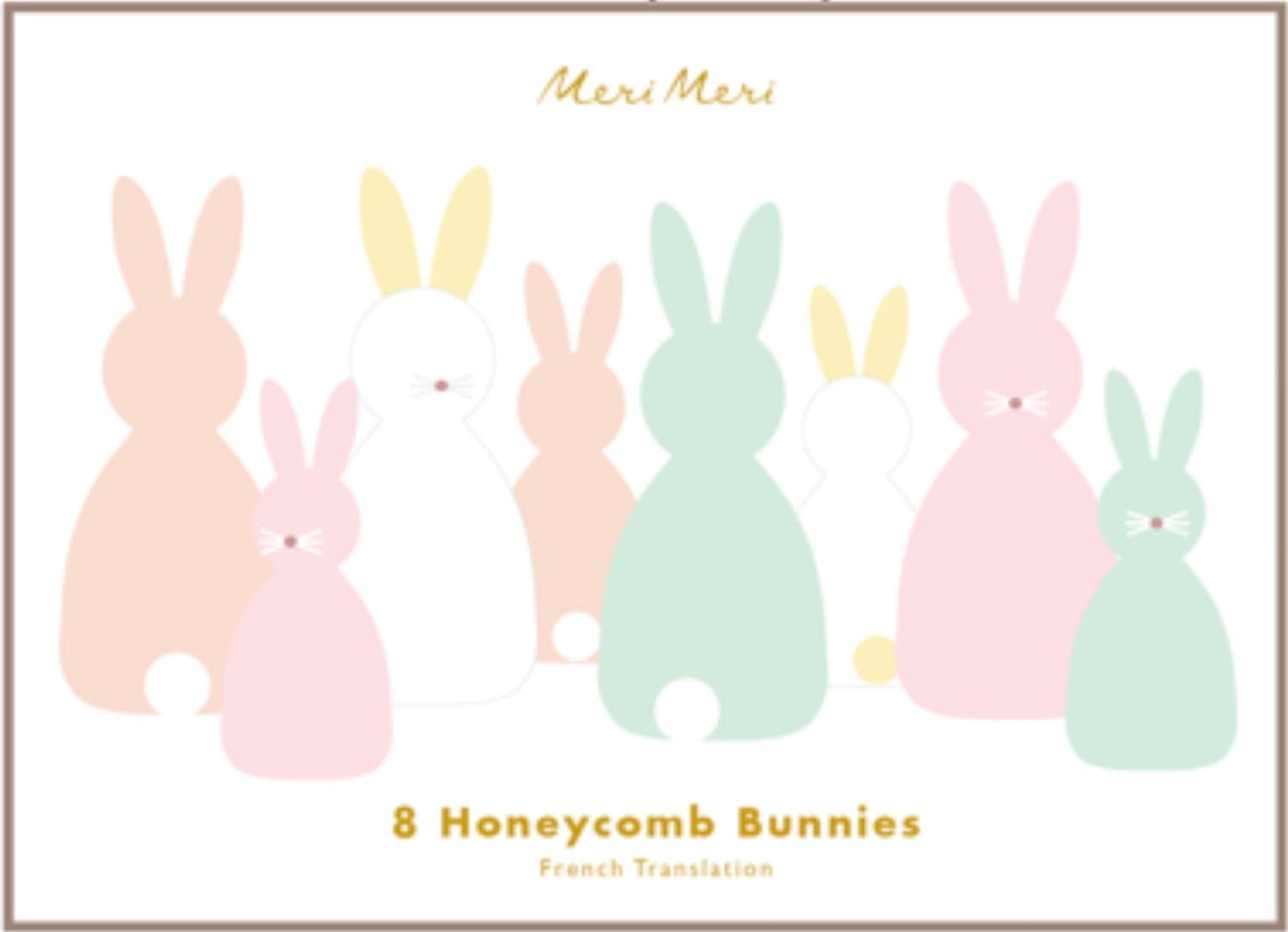 Meri Meri- Honeycomb Bunnies - SimplySoiree