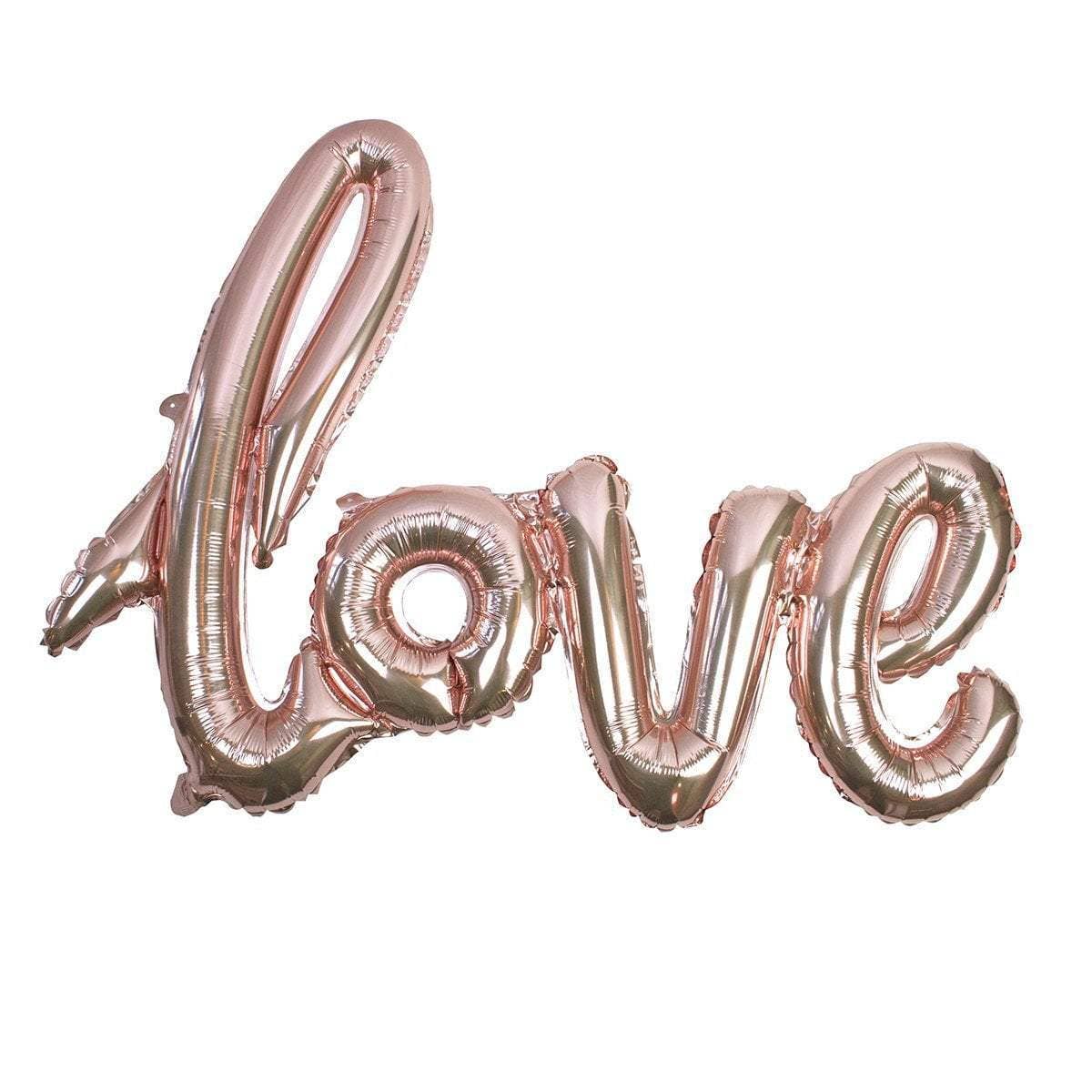 Truly Romantic Rose Gold Love Balloon - SimplySoiree