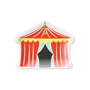 Carnival Tent Shaped Plate