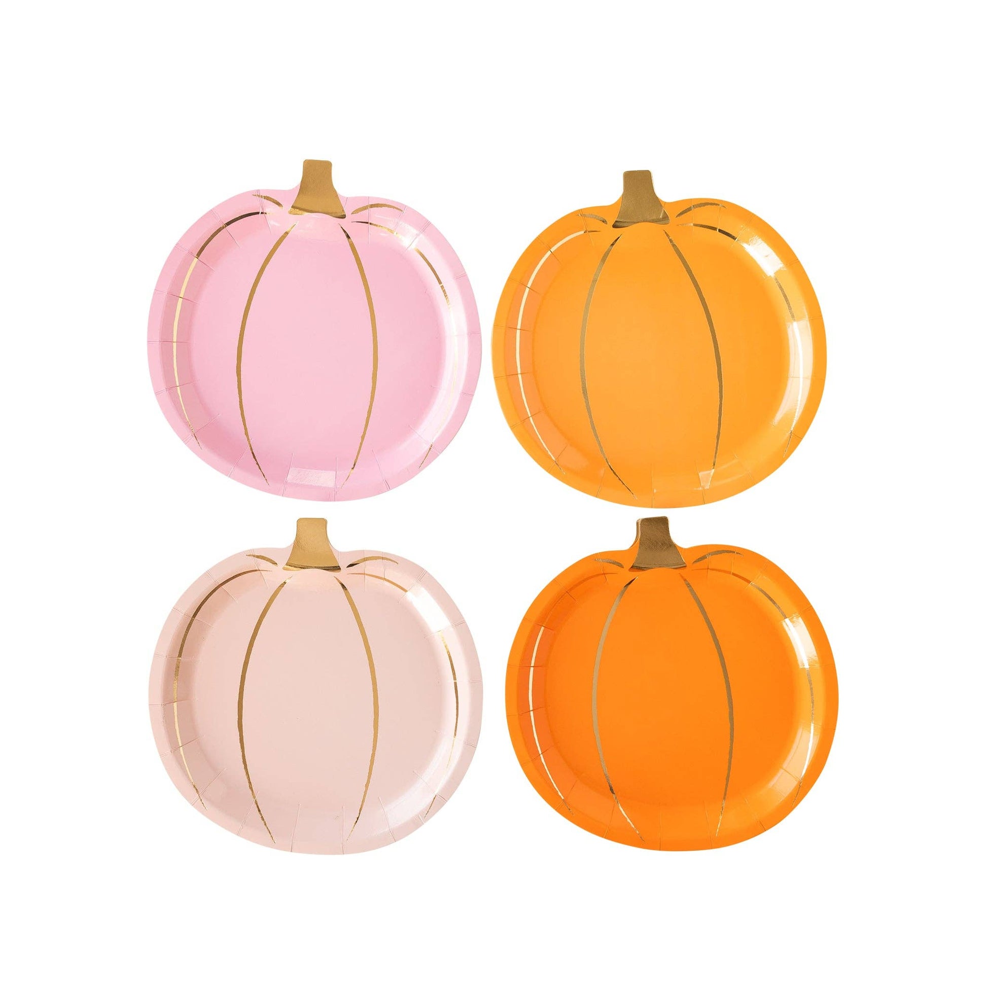 Happy Haunting Modern Pumpkin Plate Set - SimplySoiree