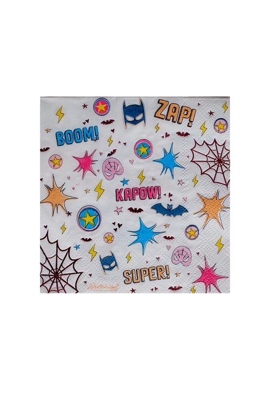 Superhero Star Napkins - SimplySoiree
