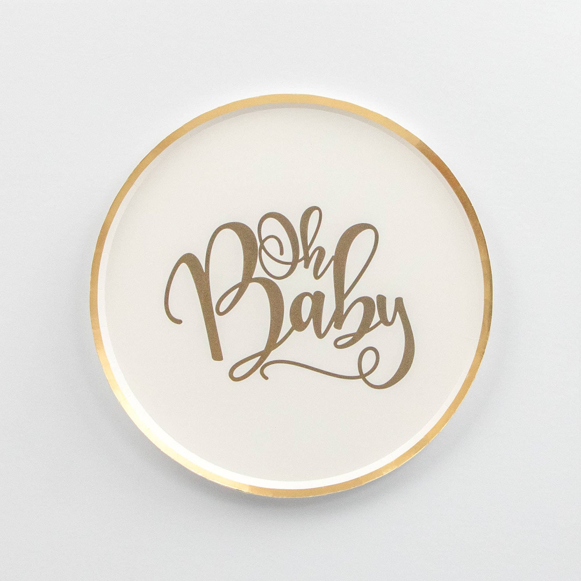 Paper Party Plates - Oh Baby - SimplySoiree