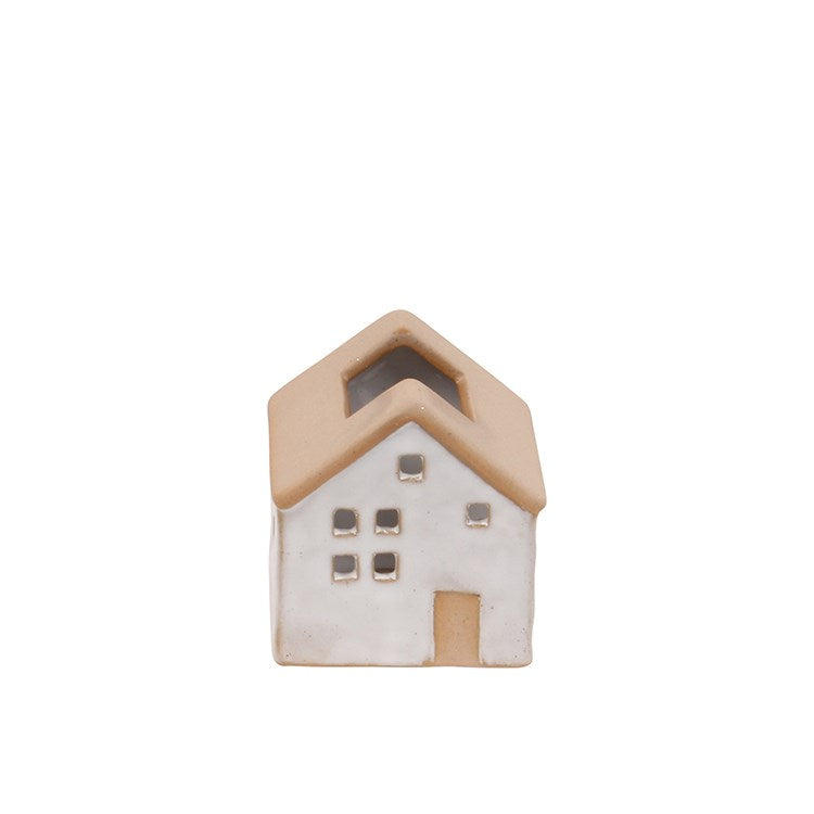 Vail Chalet Ceramic Décor House Small White