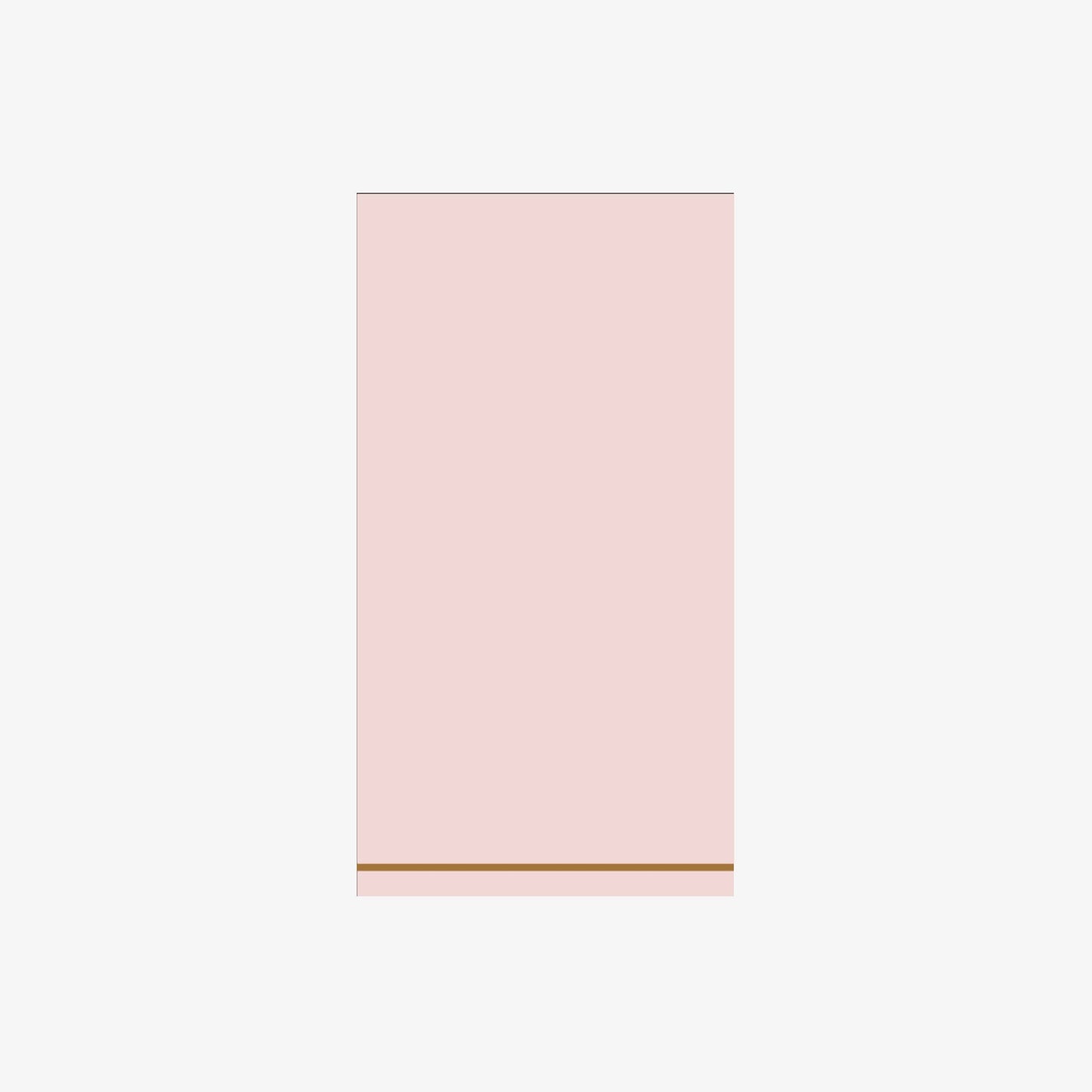 Blush with Gold Stripe Guest Paper Napkins - SimplySoiree