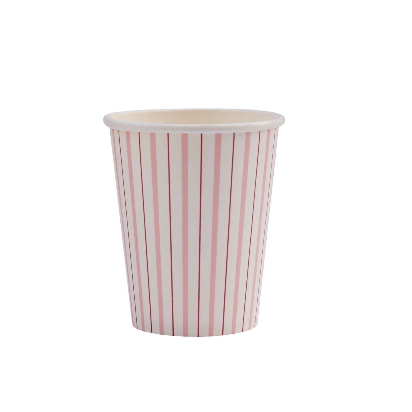 Pink Fine Stripes Cups (Set of 8) - SimplySoiree