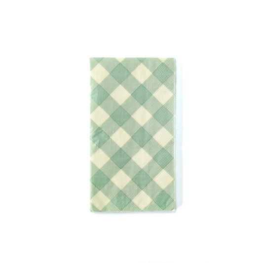 Sage Checked Napkins - SimplySoiree