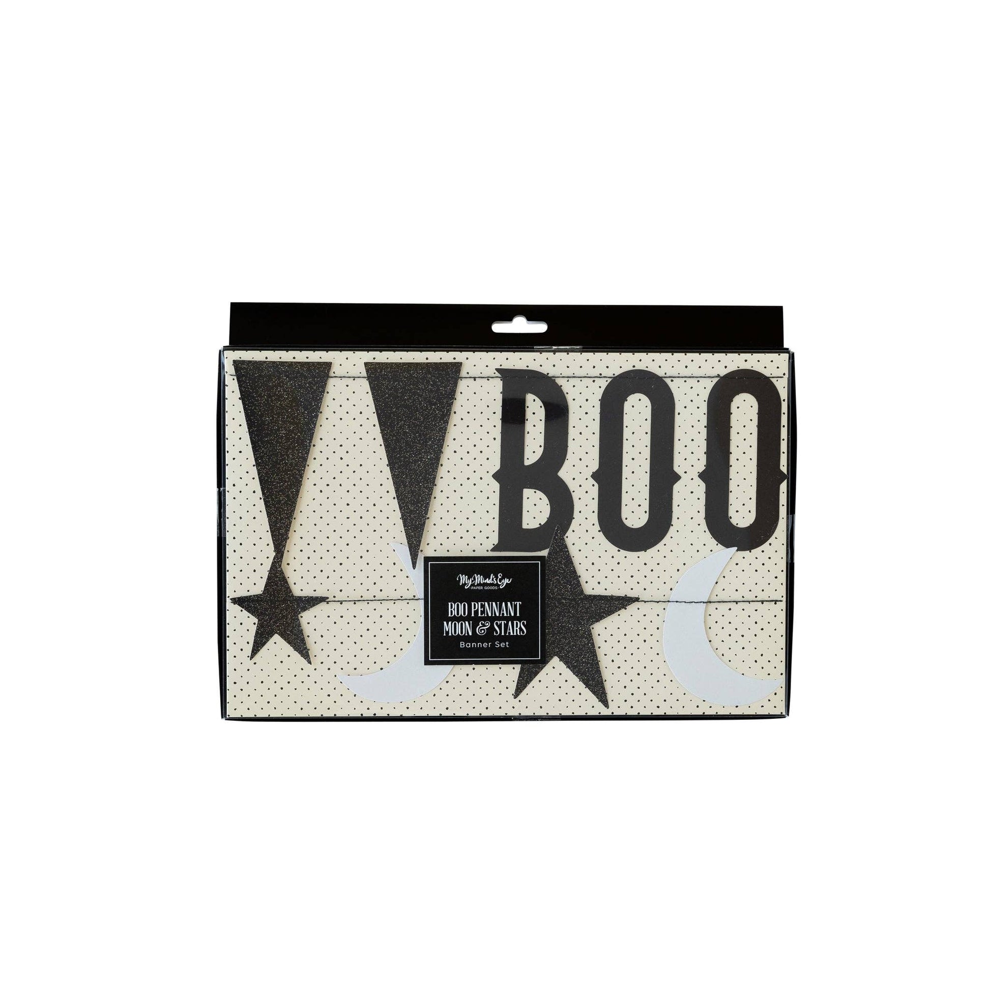 Vintage Halloween Boo With Stars Banner Set - SimplySoiree
