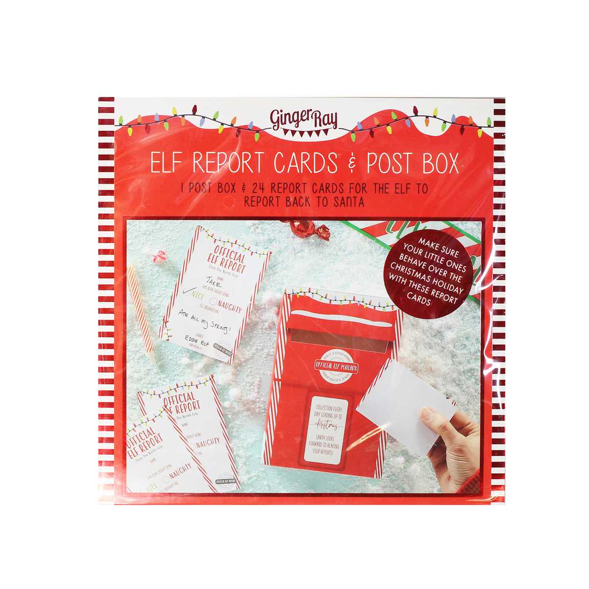 Elf Report Cards & Post Box - Novelty Christmas