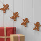 Gingerbread Man Wooden Christmas Bunting