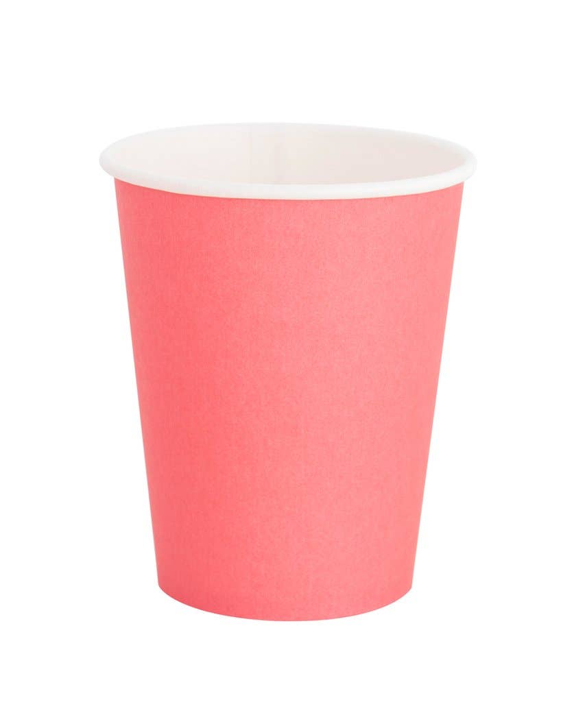 Paper Cup - Coral - 8oz - SimplySoiree
