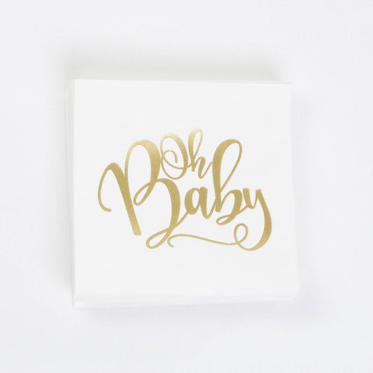 Paper Party Napkins - Oh Baby - SimplySoiree
