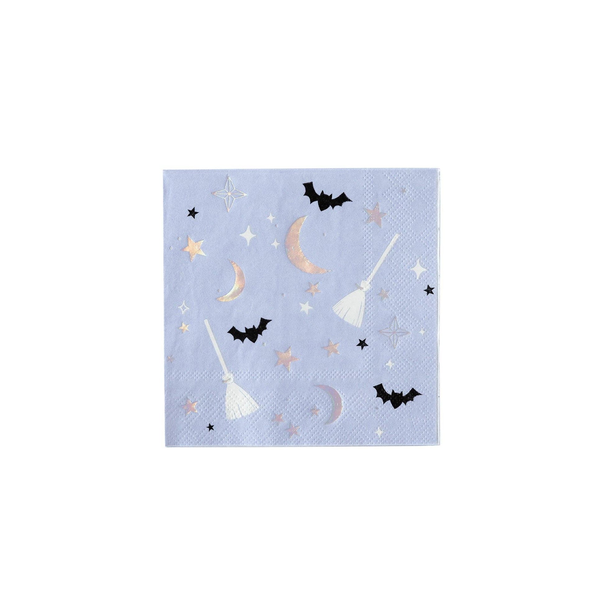 Witching Hour Witch Icons Cocktail Napkin - SimplySoiree