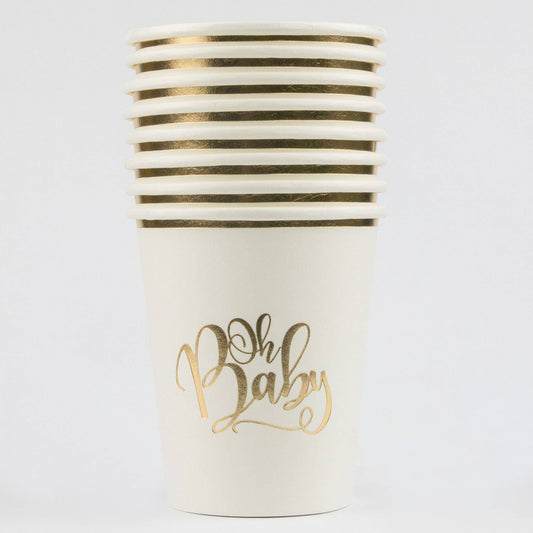 Paper Party Cups - Oh Baby - SimplySoiree