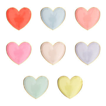 Meri Meri - Pastel Palette Hearts Napkins - Small
