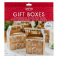 Customizable Gingerbread House Christmas Gift Boxes